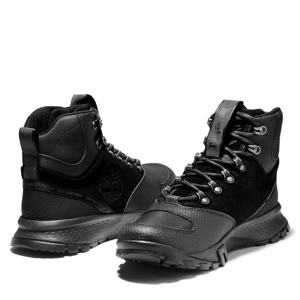 Botas de Montaña Timberland Hombre Garrison Trail Waterproof Altas Negras - Chile ZLX-104983